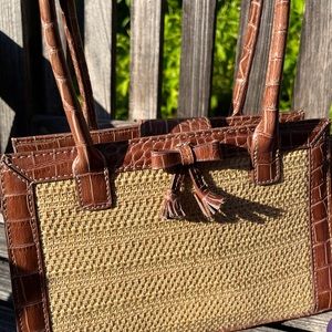 Liz Claiborne Summer Straw Purse
